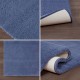  Signature Marshmallow Bath Rug, 24″ x 72″ Bedding, Navy