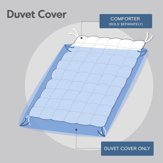  Vienna 6-Pc. Duvet Cover Set, Full/Queen Bedding, Indigo