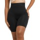  Womens Eco Lace High Waist Thigh Slimmer Shapewear, Black, Medium