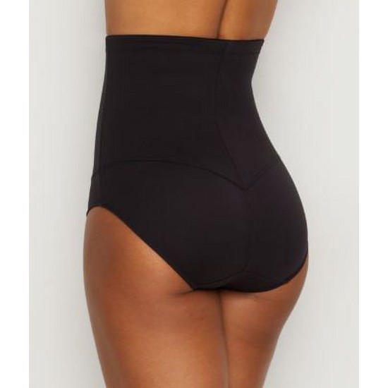  Women’s Firm Control Fat Free Dressing High Waist Shaping Brief 1854, Black, XX-Large