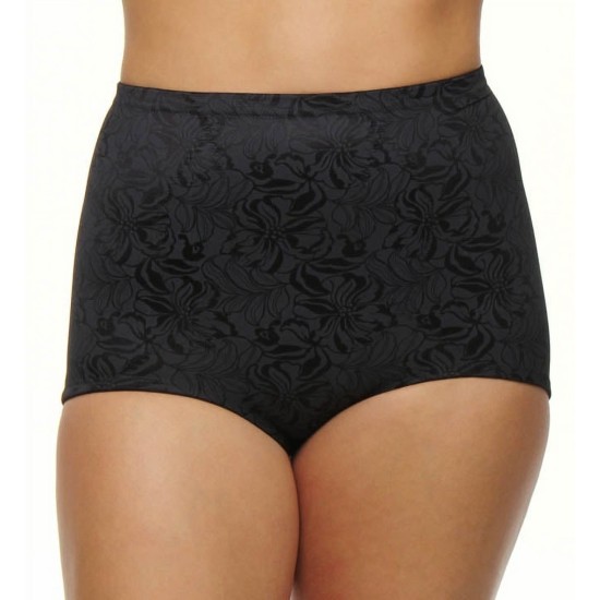  Womens Ultra-Firm Control Shaping Brief, Black, Small