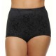  Womens Ultra-Firm Control Shaping Brief, Black, Small