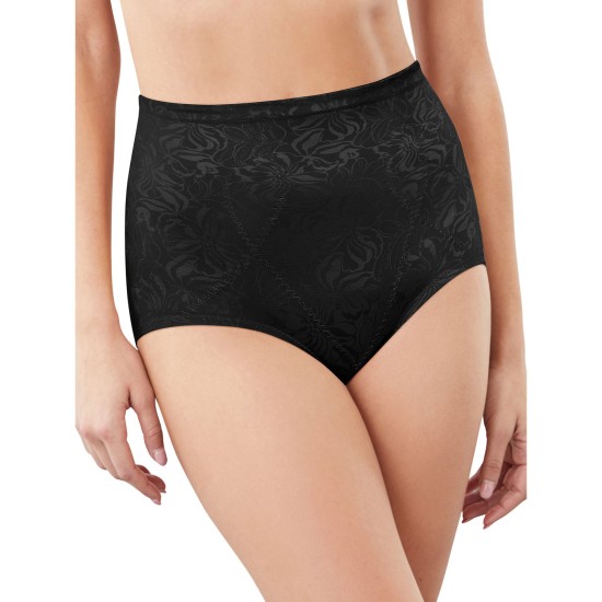  Womens Ultra-Firm Control Shaping Brief, Black, Small