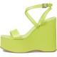  Women’s Paola Platform Dress Sandals Women’s Shoes, Bright Limeade, 10M