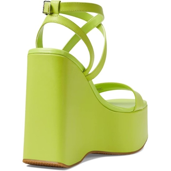  Women’s Paola Platform Dress Sandals Women’s Shoes, Bright Limeade, 9.5M