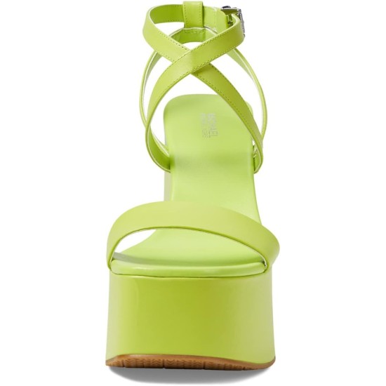  Women’s Paola Platform Dress Sandals Women’s Shoes, Bright Limeade, 5M