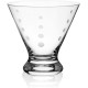  Cheers Set of 4 Stemless Martini Glass, 4 Count (Pack of 1), Clear, 8 ounces