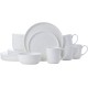  Samantha 16 Piece Dinnerware Set, Service for 4, White