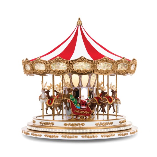  Regal 17″ Carousel Table Decor, Red (B086WR1HFT)