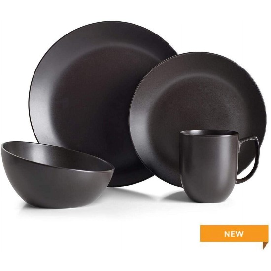  Orbit Collection 4-Piece Place Setting – Celestial Black