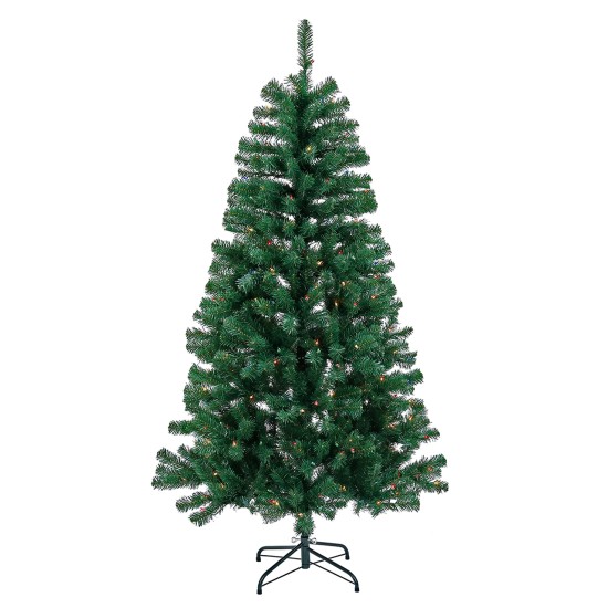  Acacia Pre-lit Christmas Tree with 300 Clear Incandescent or Multicolor Lights,