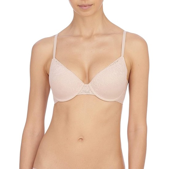  Women Sheer Glamour Full Fit Contour Underwire Bra (Light Mocha, 36DDD)