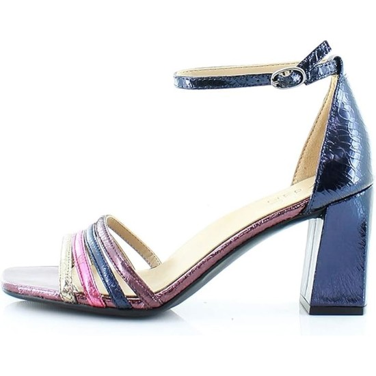 Womens Thena Ankle Strap Sandal, Blue Multi, 7M