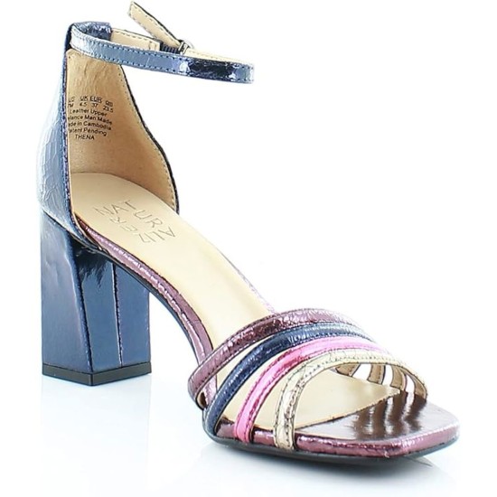 Womens Thena Ankle Strap Sandal, Blue Multi, 7M