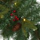  6ft. Mixed Pine Artificial Christmas Garland with 35 Clear LED Lights, Berries and Pinecones