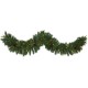  6ft. Mixed Pine Artificial Christmas Garland with 35 Clear LED Lights, Berries and Pinecones