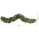  6ft. Snow Tipped Christmas Artificial Garland with 35 Clear LED Lights and Pine Cones