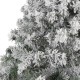  7ft. Flocked Rock Springs Spruce Artificial Christmas Tree with 800 Bendable Branches