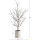  Snowed Twig Artificial Tree In Decorative Planter, 24″