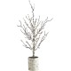  Snowed Twig Artificial Tree In Decorative Planter, 24″