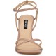  Women’s Tidle Heeled Sandal, Barely Nude, 9