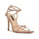  Women’s Tidle Heeled Sandal, Barely Nude, 9