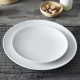  WoW Swirl Platter, Oval, 16″ in White