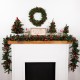  Canadian Pine Artificial Christmas Garland – 9′ x 10″ – Unlit