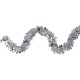  Wreaths, Classic Tinsel Garland, Silver, 144 inch