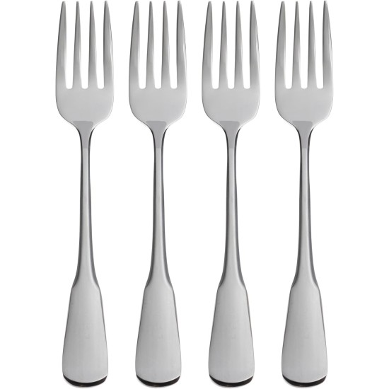  Colonial Boston Everyday Flatware Salad Forks, Metallic, 4 Piece