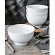 Over&Back Ramen Bowls, Set Of 4, White