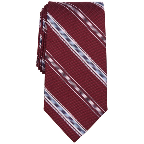  Men’s Calvor Stripe Tie – Red