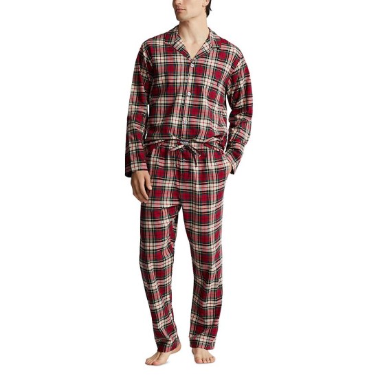  Mens Plaid Flannel Pajamas Se Bennington Plaid With Cruise N M