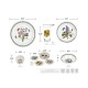  Botanic Garden 25-Pc. Dinnerware Set, Service for 4