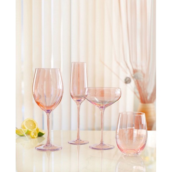  Carnival All Purpose 20 Oz Wine Glasses, Set of 4 – Pink