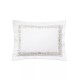  Eloise Embroidery Cotton Duvet & Sham Collection, True Platinum, Queen