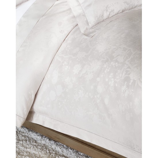  Organic Cotton Bethany Jacquard Duvet Cover, King