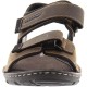  Mens Darwyn Quarter Strap Platform Slide Sandal, Brown, 11.5M