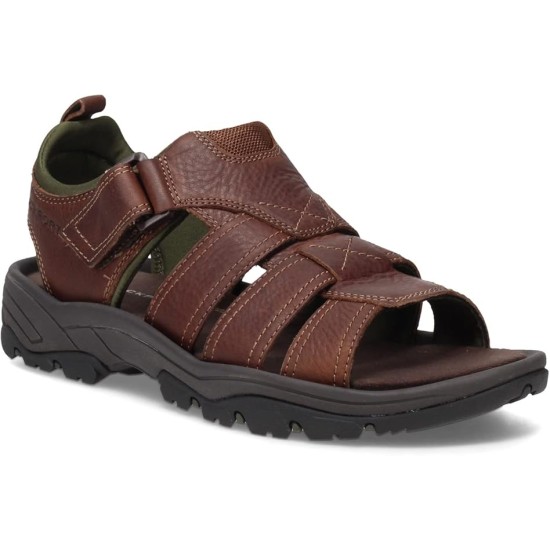  Mens Rocklake Fisherman Sandals, Brown 13M