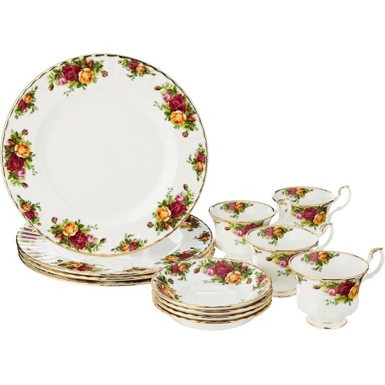  Old Country Roses 12-Piece Dinnerware Set, Multi