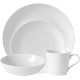  Gordon Ramsay Maze Place Setting, (Service for 1), White, 4 Piece