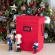 Santa’s Bag 17″ Nutcracker Collectibles Storage Box, Red