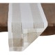  Ivory Hemstitch Table Runner in Linen Blend, 15″ x 70″