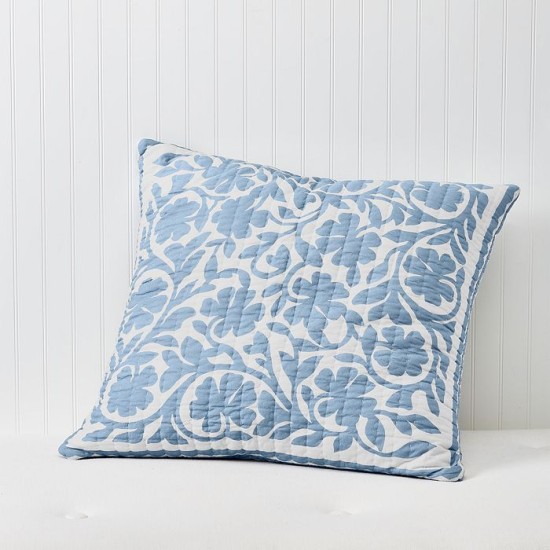  Alexandria Euro Sham Set, Blue