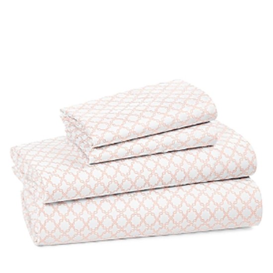  Trellis Sheet Set, Full, Pink