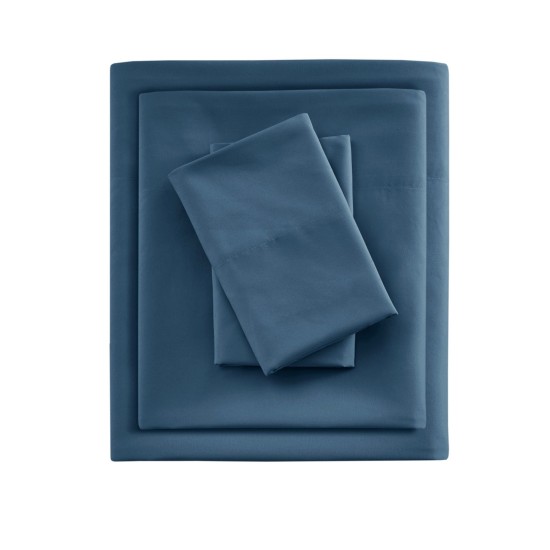  Twin Smart Cool Microfiber Sheet Set, Teal