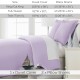  Ultra-Soft Solid Color 3-Piece Duvet Cover Set Bedding, Evening Haze, Full/Queen