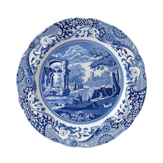  Blue Italian Set of 4 19cm Plates