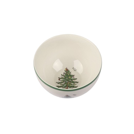  Christmas Tree Rice Bowl, Set of 4 – White Multi