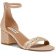  Womens Irenee Ankle Strap Dress Sandals, Tan, 5M